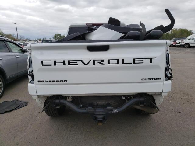 3GCPDBEK0NG536233 - 2022 CHEVROLET SILVERADO K1500 CUSTOM WHITE photo 6