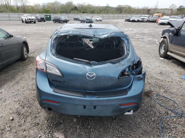 JM1BL1H54A1137380 - 2010 MAZDA 3 S BLUE photo 6