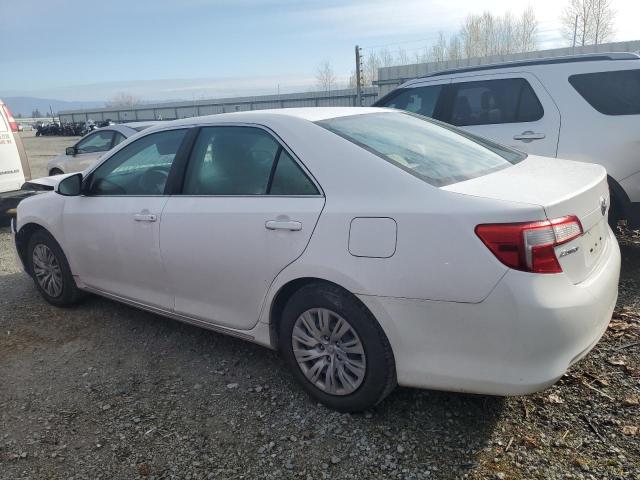 4T4BF1FK5ER395283 - 2014 TOYOTA CAMRY L WHITE photo 2