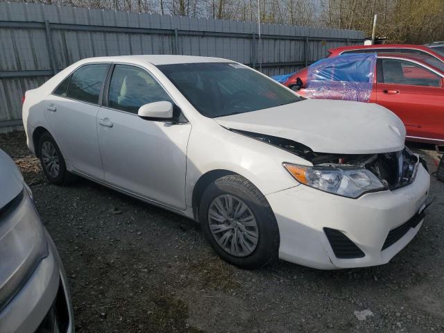 4T4BF1FK5ER395283 - 2014 TOYOTA CAMRY L WHITE photo 4