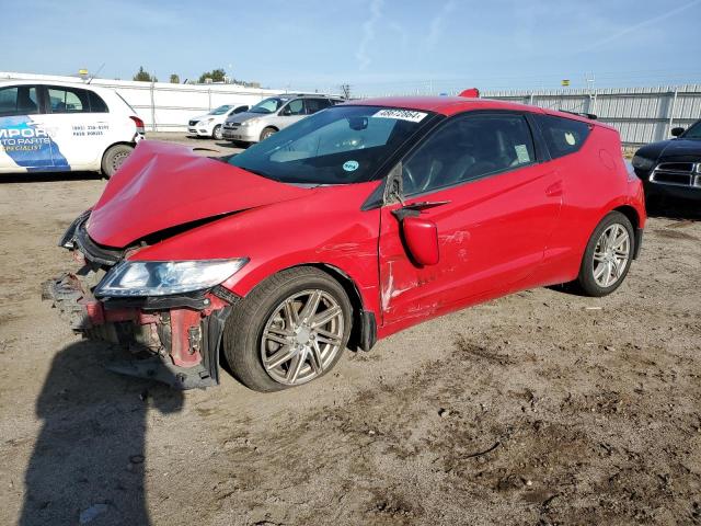 JHMZF1C63ES000726 - 2014 HONDA CR-Z EX RED photo 1