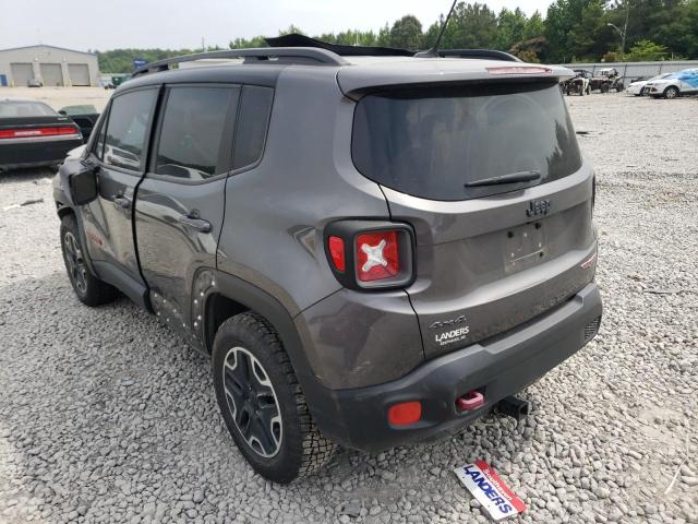 ZACCJBCT3GPE36793 - 2016 JEEP RENEGADE TRAILHAWK GRAY photo 3