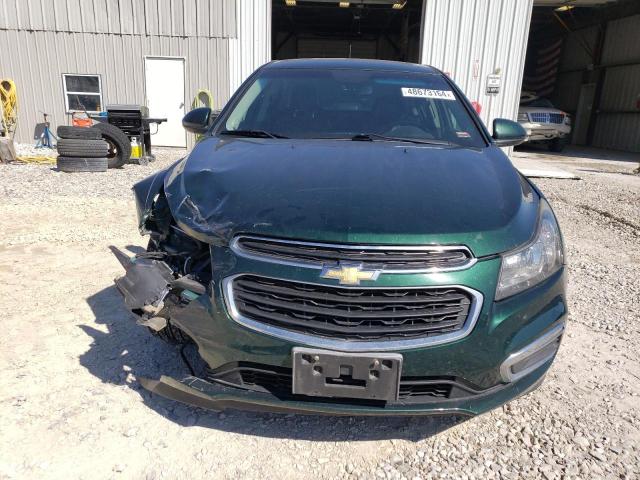 1G1PE5SB9F7135319 - 2015 CHEVROLET CRUZE LT GREEN photo 5