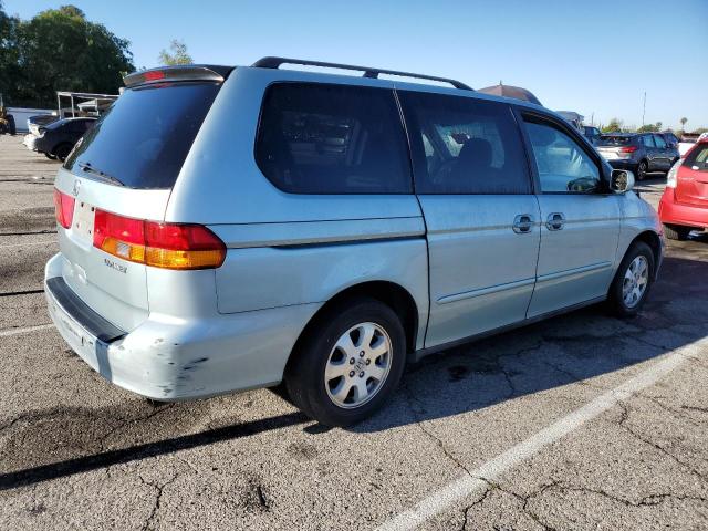 5FNRL18834B124821 - 2004 HONDA ODYSSEY EX TURQUOISE photo 3