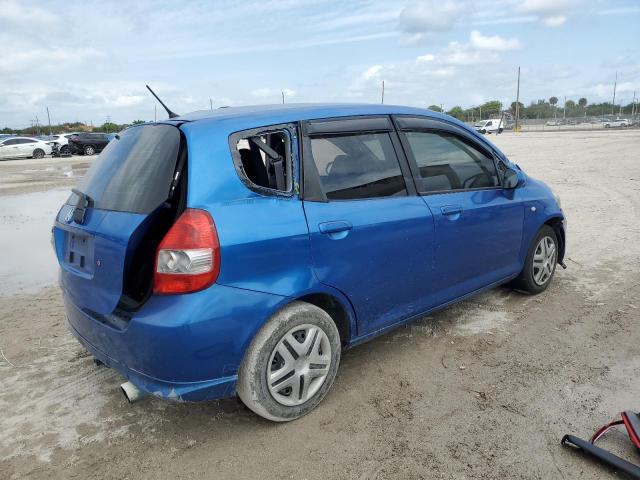 JHMGD37468S067696 - 2008 HONDA FIT BLUE photo 3