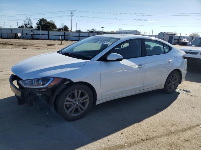 5NPD84LF6JH360038 - 2018 HYUNDAI ELANTRA SEL WHITE photo 1