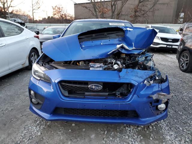 JF1VA1J61H9820161 - 2017 SUBARU WRX LIMITED BLUE photo 5