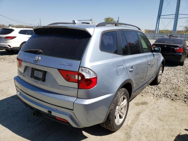 WBXPA93416WD30899 - 2006 BMW X3 3.0I TURQUOISE photo 3