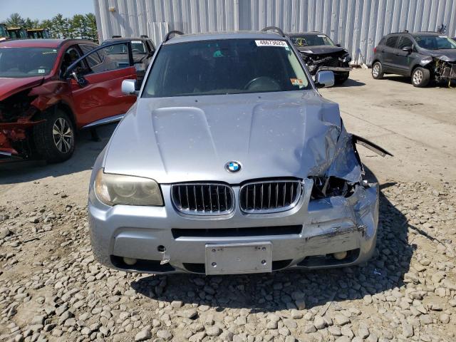WBXPA93416WD30899 - 2006 BMW X3 3.0I TURQUOISE photo 5