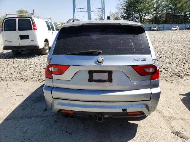 WBXPA93416WD30899 - 2006 BMW X3 3.0I TURQUOISE photo 6