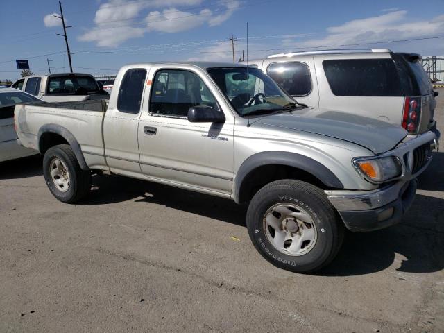 5TEWM72N74Z395221 - 2004 TOYOTA TACOMA XTRACAB SILVER photo 4