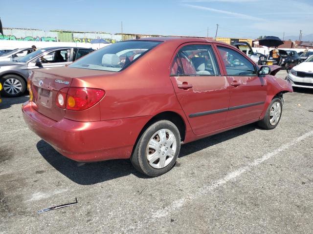 1NXBR32E83Z009143 - 2003 TOYOTA COROLLA CE RED photo 3