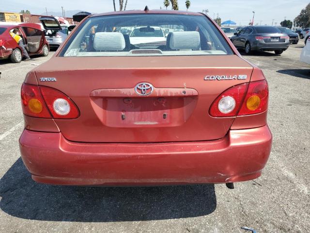 1NXBR32E83Z009143 - 2003 TOYOTA COROLLA CE RED photo 6