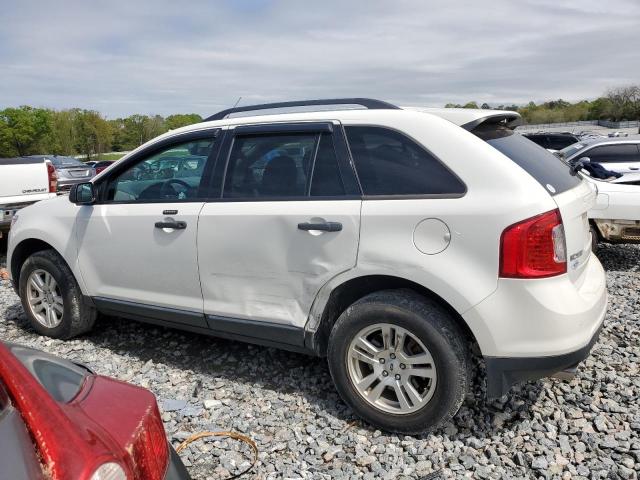 2FMDK3GC3DBA37637 - 2013 FORD EDGE SE WHITE photo 2