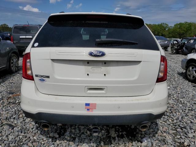 2FMDK3GC3DBA37637 - 2013 FORD EDGE SE WHITE photo 6