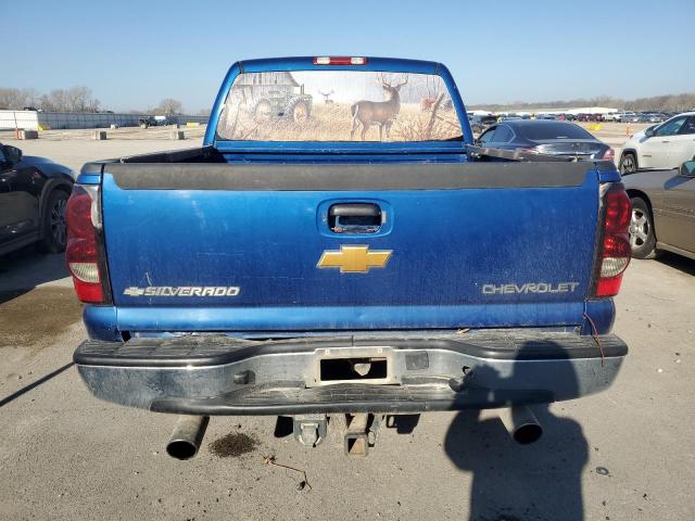 2GCEK13T141416645 - 2004 CHEVROLET SILVERADO K1500 BLUE photo 6