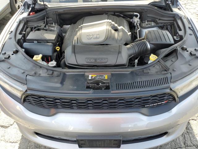 1C4SDJCT0MC716345 - 2021 DODGE DURANGO R/T SILVER photo 11