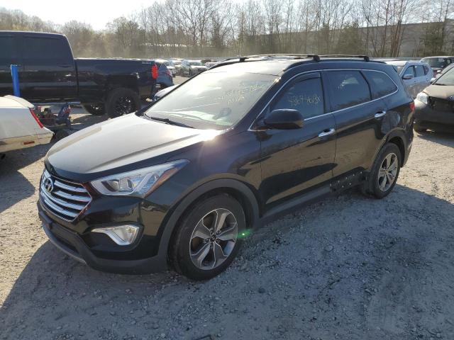 KM8SMDHF8GU135240 - 2016 HYUNDAI SANTA FE SE BLACK photo 1