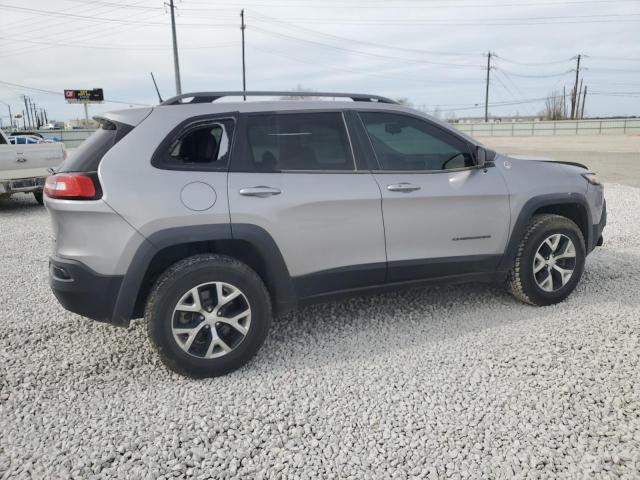 1C4PJMBX4JD598441 - 2018 JEEP CHEROKEE TRAILHAWK SILVER photo 3