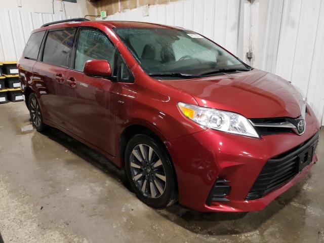 5TDJZ3DC2JS197302 - 2018 TOYOTA SIENNA LE RED photo 4