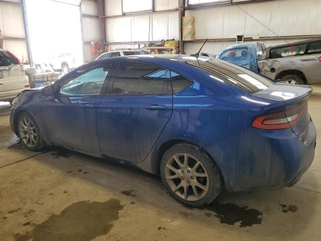 1C3CDFBAXDD321086 - 2013 DODGE DART SXT BLUE photo 2