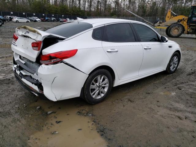 5XXGT4L36JG184220 - 2018 KIA OPTIMA LX WHITE photo 3