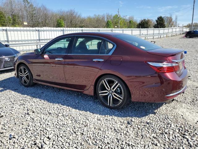 1HGCR2F51GA240178 - 2016 HONDA ACCORD SPORT BURGUNDY photo 2