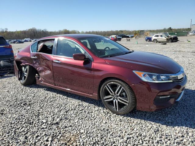 1HGCR2F51GA240178 - 2016 HONDA ACCORD SPORT BURGUNDY photo 4