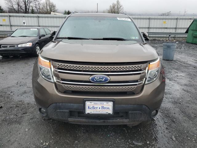 1FM5K8F81FGC10971 - 2015 FORD EXPLORER LIMITED BROWN photo 5