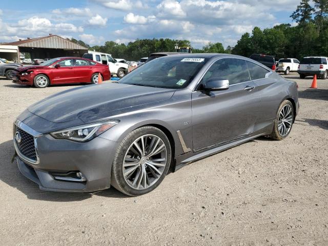 JN1EV7EK2JM342458 - 2018 INFINITI Q60 LUXE 300 GRAY photo 1