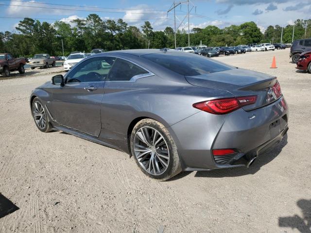 JN1EV7EK2JM342458 - 2018 INFINITI Q60 LUXE 300 GRAY photo 2