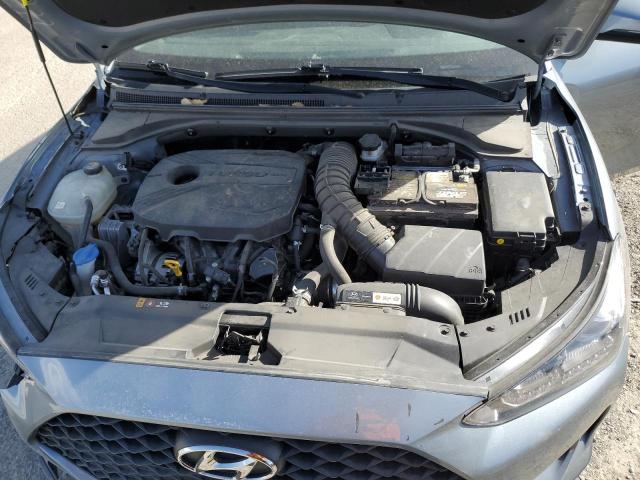 KMHTH6AB6KU013612 - 2019 HYUNDAI VELOSTER TURBO GRAY photo 11