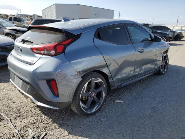 KMHTH6AB6KU013612 - 2019 HYUNDAI VELOSTER TURBO GRAY photo 3