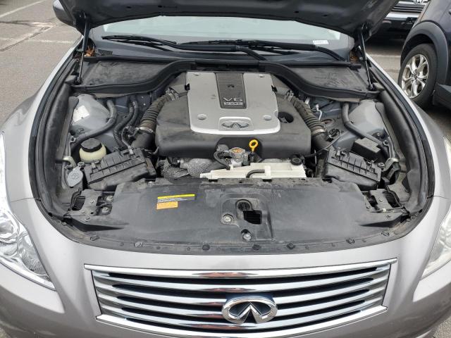 JNKCV64F19M654865 - 2009 INFINITI G37 SILVER photo 11