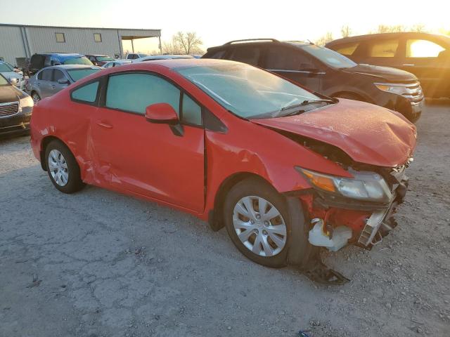 2HGFG3B53CH560323 - 2012 HONDA CIVIC LX RED photo 4