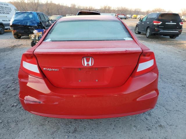 2HGFG3B53CH560323 - 2012 HONDA CIVIC LX RED photo 6