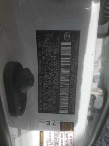 JTDKARFP4H3032717 - 2017 TOYOTA PRIUS PRIM WHITE photo 12