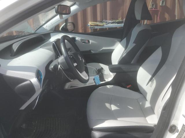 JTDKARFP4H3032717 - 2017 TOYOTA PRIUS PRIM WHITE photo 7