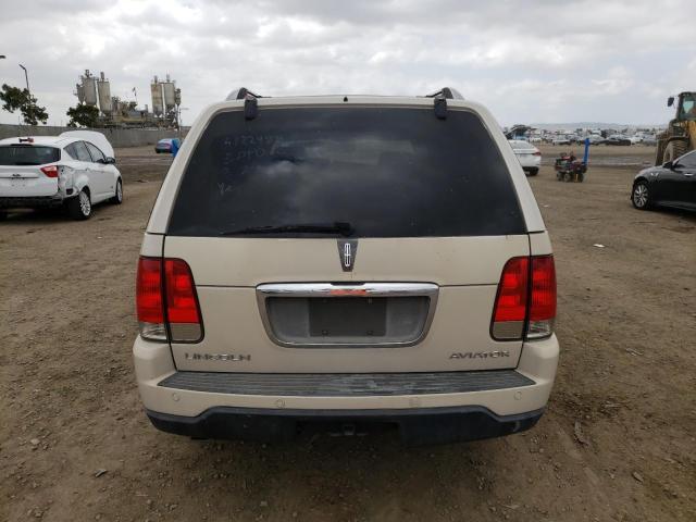 5LMEU68H35ZJ33340 - 2005 LINCOLN AVIATOR CREAM photo 6