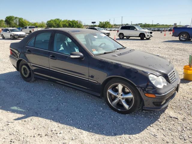 WDBRF52H16F834109 - 2006 MERCEDES-BENZ C 230 BLUE photo 4