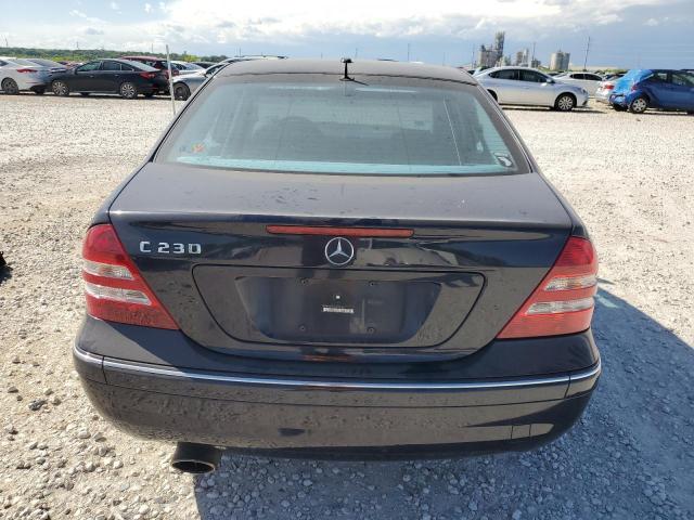 WDBRF52H16F834109 - 2006 MERCEDES-BENZ C 230 BLUE photo 6