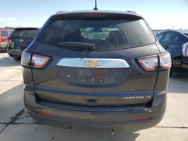 1GNKRFKD0GJ300411 - 2016 CHEVROLET TRAVERSE LS BLACK photo 6