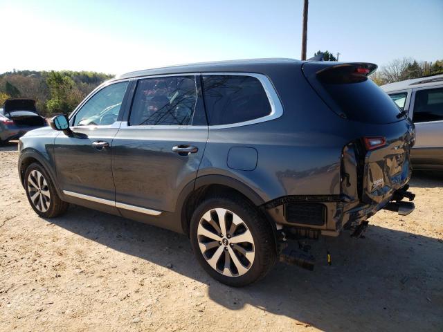 5XYP34HC6MG183416 - 2021 KIA TELLURIDE EX GRAY photo 2