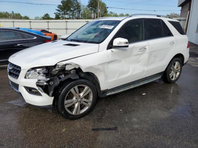 4JGDA5JB2FA525670 - 2015 MERCEDES-BENZ ML 350 WHITE photo 1