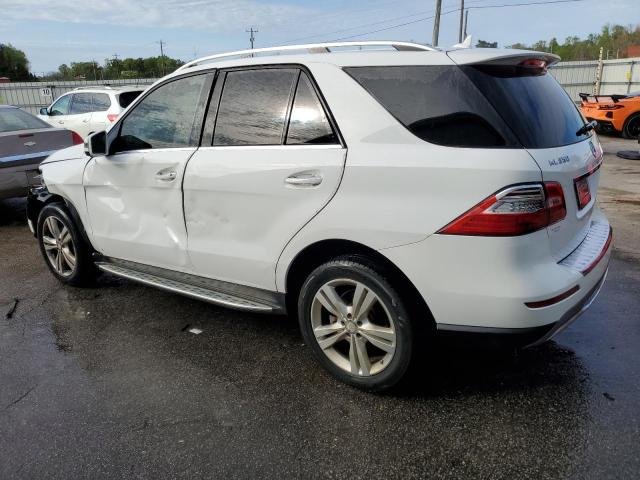 4JGDA5JB2FA525670 - 2015 MERCEDES-BENZ ML 350 WHITE photo 2