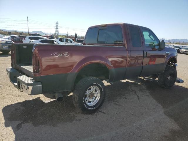 1FTSX21R78EC40402 - 2008 FORD F250 SUPER DUTY MAROON photo 3