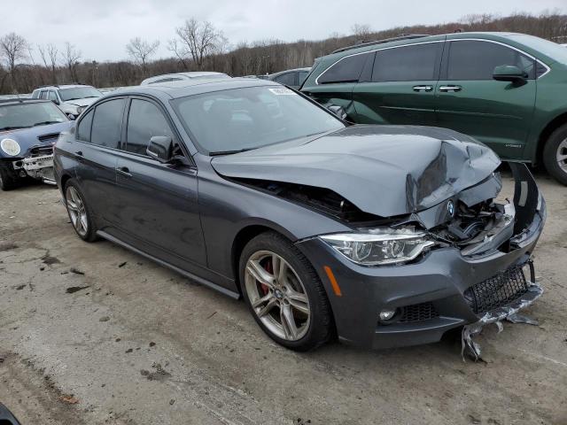 WBA8B7C52JA585637 - 2018 BMW 340 XI GRAY photo 4