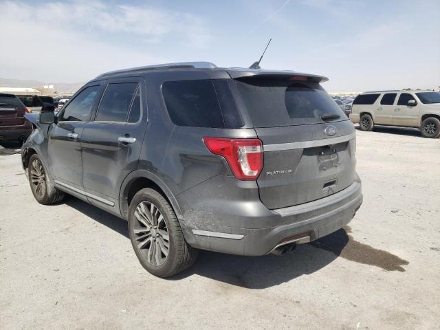 1FM5K8HTXJGC87073 - 2018 FORD EXPLORER PLATINUM CHARCOAL photo 2