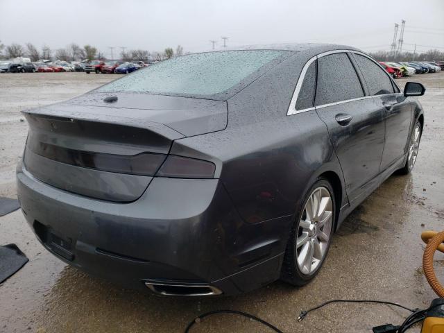 3LN6L2G96GR612713 - 2016 LINCOLN MKZ GRAY photo 3