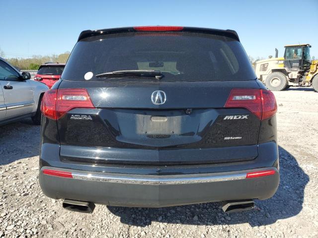 2HNYD2H2XCH517888 - 2012 ACURA MDX BLACK photo 6